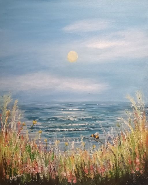 Bees on the Shoreline - PRINT